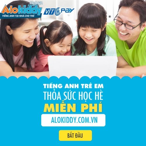 Phần mềm học tiếng Anh online cho trẻ Alokiddy